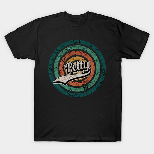 Petty // Retro Circle Crack Vintage T-Shirt by People Mask